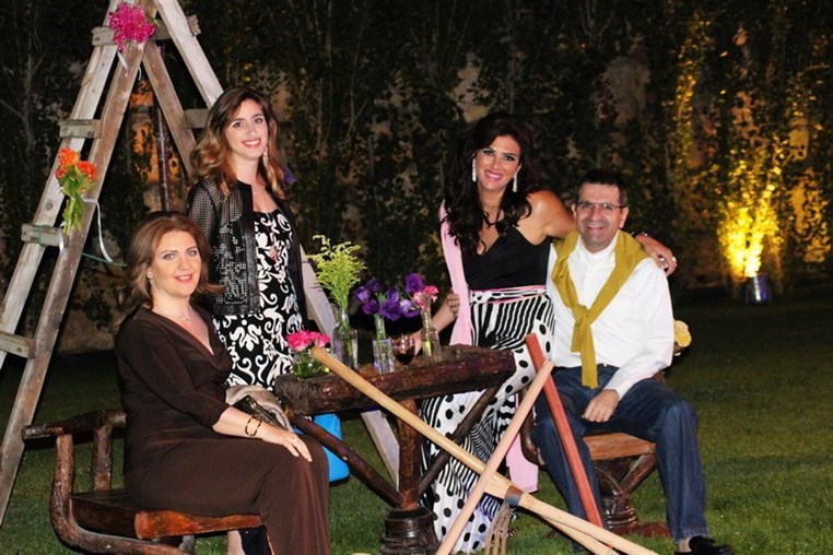 Dinner party at Le Clos de Faqra